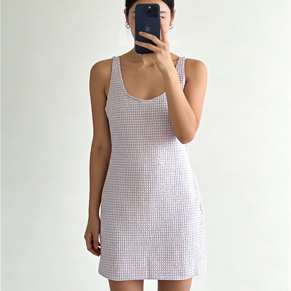 Urban Outfitters Lavender Checkered Dress